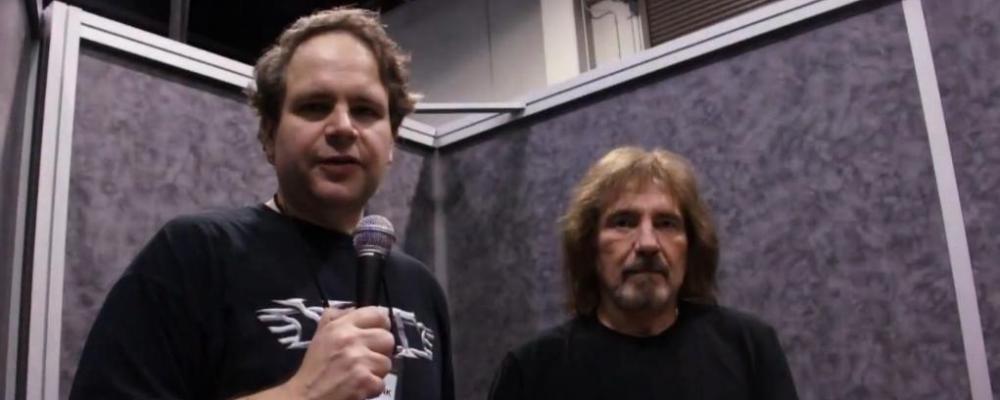 Geezer Butler con Eddie Trunk