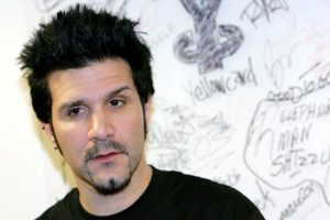 NEW YORK - APRIL 01: ANTHRAX band member Charlie Benante poses for a photo during a press conference at the Sirius Satellite Radio studios April 1, 2005 in New York City.  (Photo by Paul Hawthorne/Getty Images)