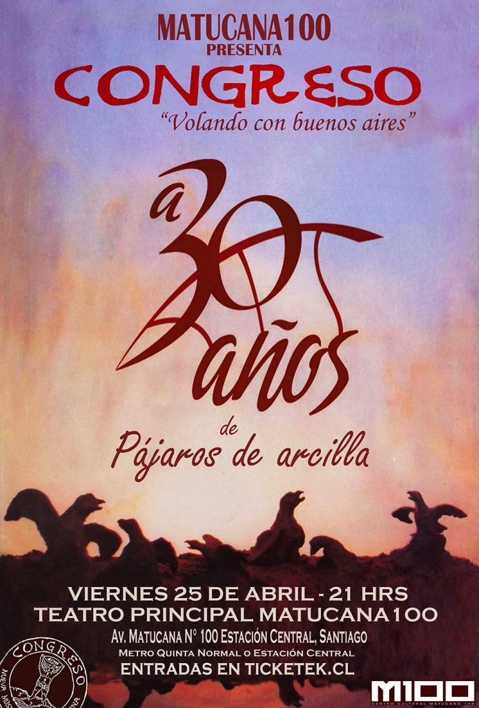 congreso pajaros de arcilla matucana 100