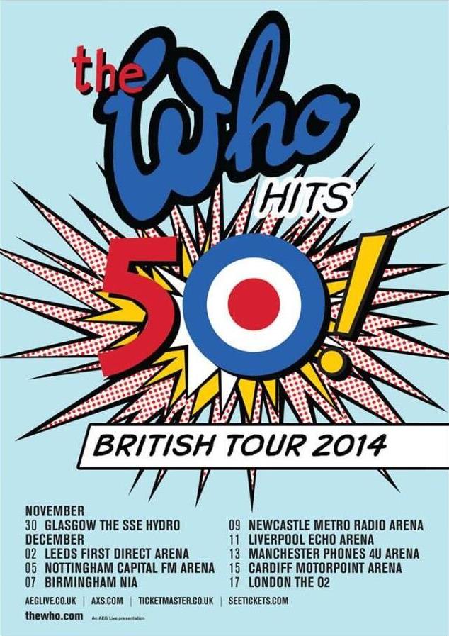 the who hits 50 primeros shows