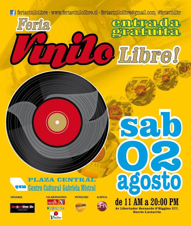 feria vinilo 02 de agosto flyer