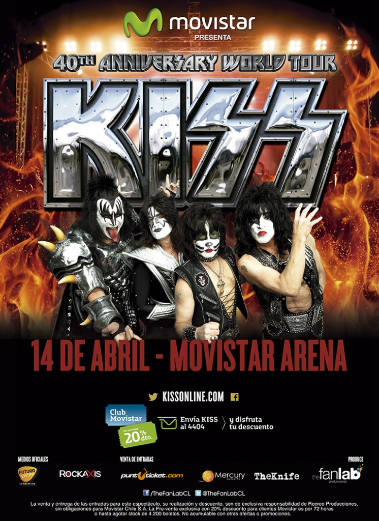 afiche kiss venta general