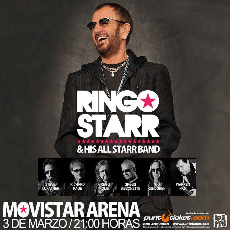 ringo starr chile 2015 flyer fb