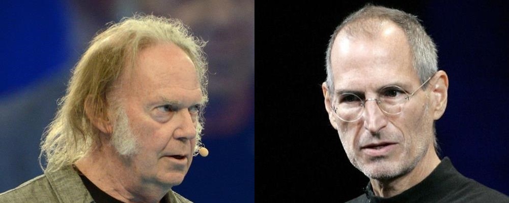 neil young steve jobs web