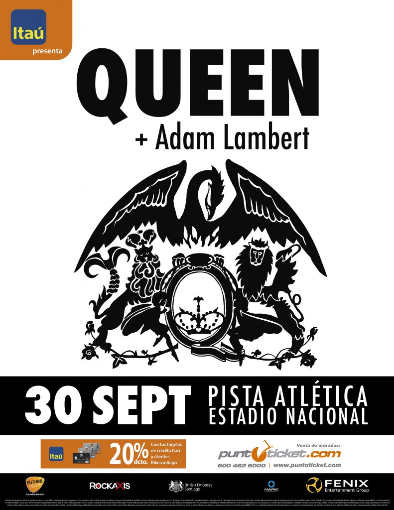 queen chile 2015 afiche