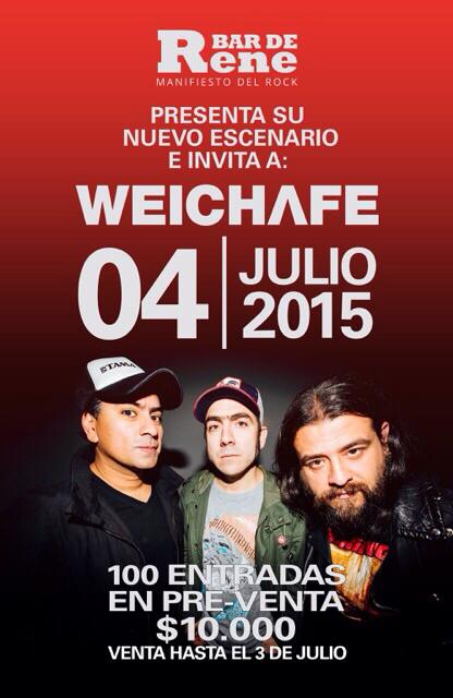 weichafe bar de rene afiche