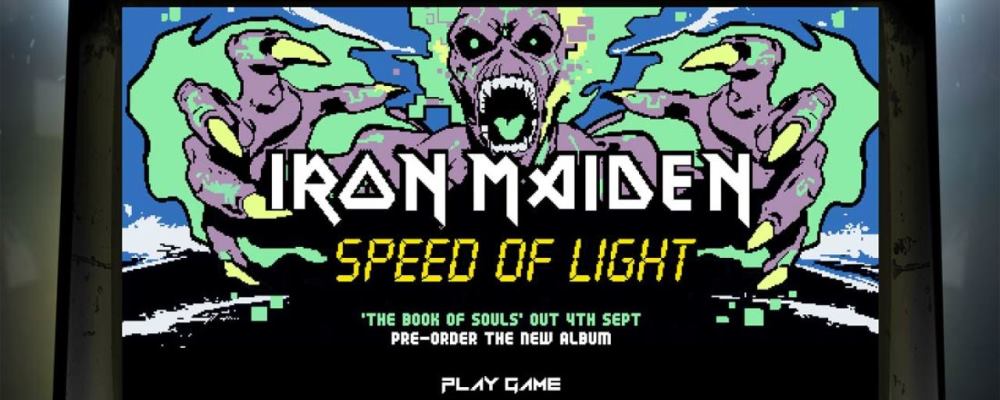 iron maiden speed of light juego web