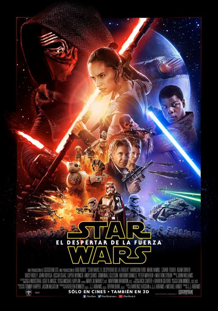 star wars el despertar de la fuerza afiche