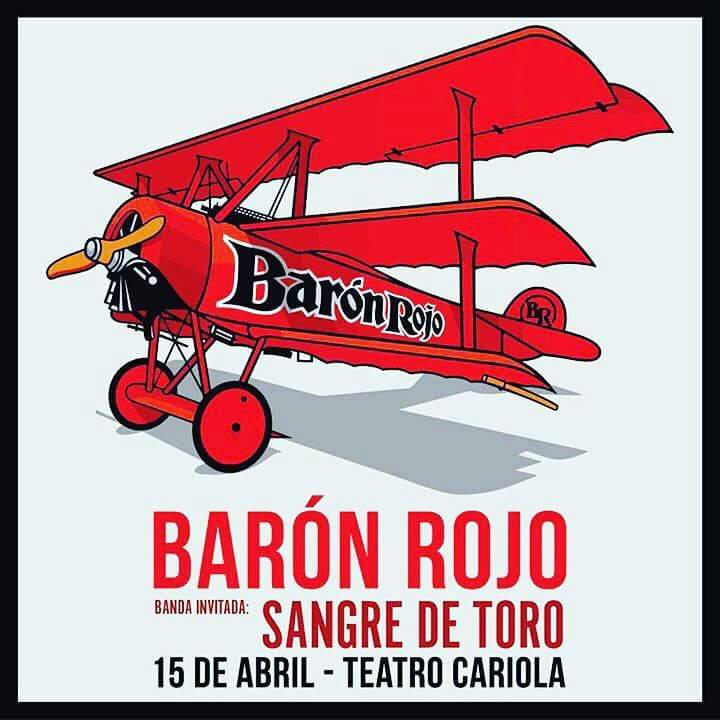 baron rojo chile 2016 con telonero