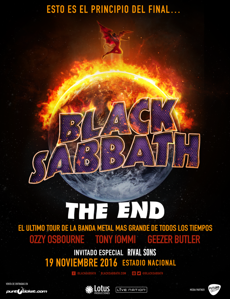 black sabbath chile 2016 poster