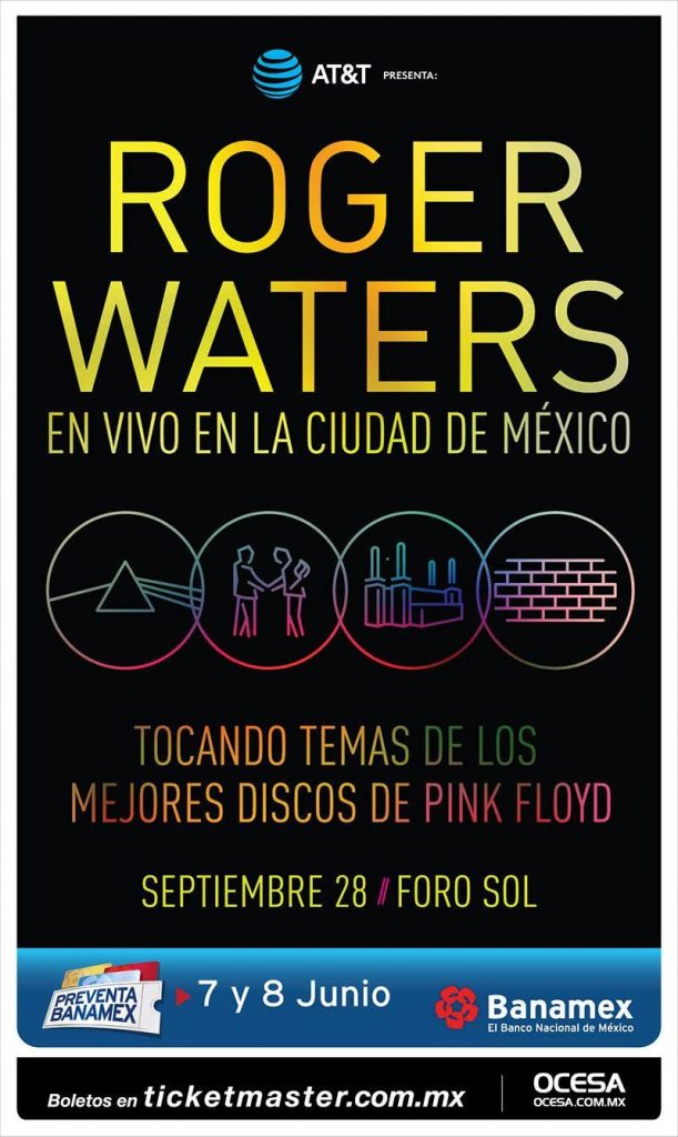 roger waters 2016 mexico poster