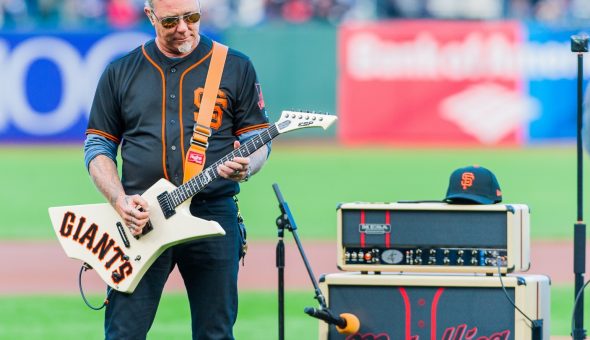 Metallica interpreta el himno de Estados Unidos en una jornada con Giants de San Francisco