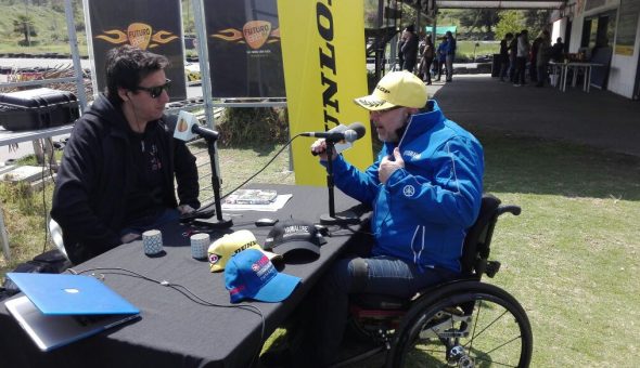 Walo Frías vuelve a subirse a una moto y comparte su experiencia con la radio del rock