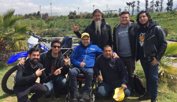 Walo Frías vuelve a subirse a una moto y comparte su experiencia con la radio del rock