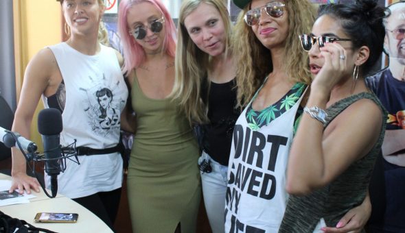 Las “Fuel Girls”, visitan Radio Futuro