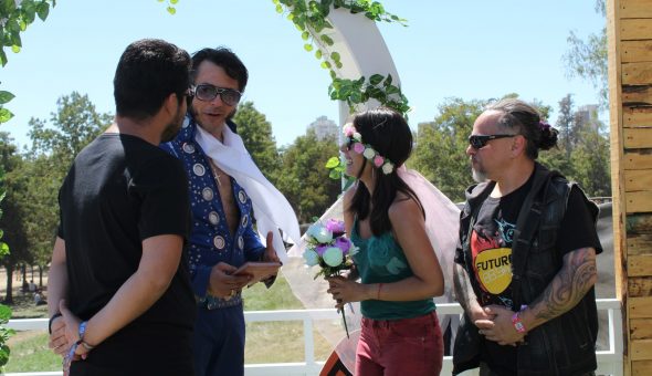 GALERÍA // Elvis, el maestro de ceremonias de la Catedral del Rock en Lollapalooza Chile 2018