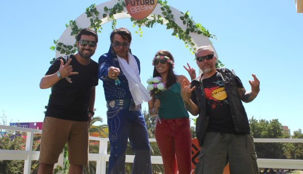 GALERÍA // Elvis, el maestro de ceremonias de la Catedral del Rock en Lollapalooza Chile 2018