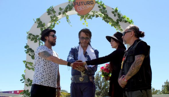 GALERÍA // Elvis, el maestro de ceremonias de la Catedral del Rock en Lollapalooza Chile 2018