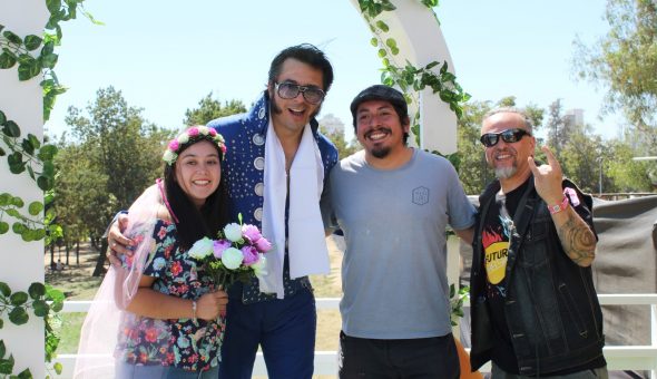GALERÍA // Elvis, el maestro de ceremonias de la Catedral del Rock en Lollapalooza Chile 2018