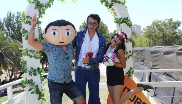 GALERÍA // Elvis, el maestro de ceremonias de la Catedral del Rock en Lollapalooza Chile 2018