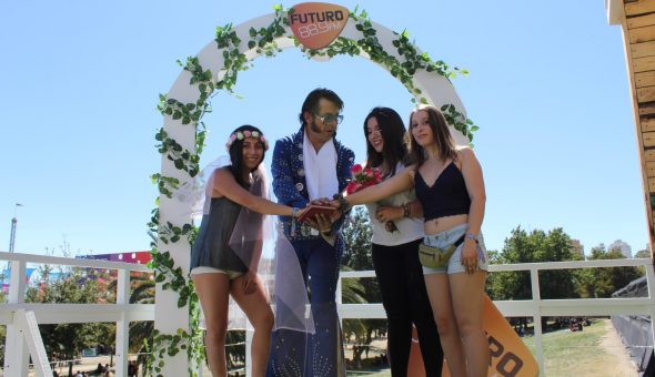 GALERÍA // Elvis, el maestro de ceremonias de la Catedral del Rock en Lollapalooza Chile 2018