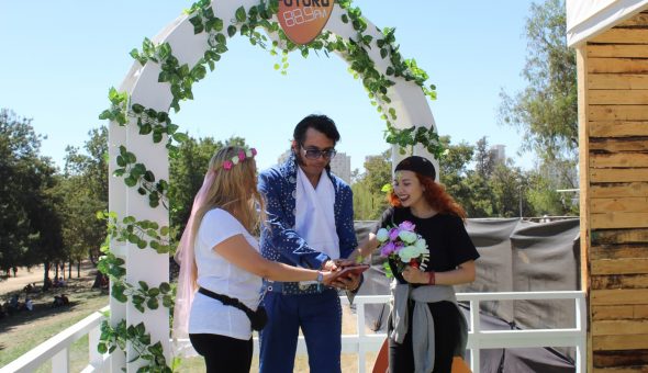 GALERÍA // Elvis, el maestro de ceremonias de la Catedral del Rock en Lollapalooza Chile 2018