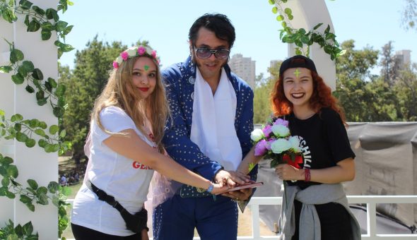 GALERÍA // Elvis, el maestro de ceremonias de la Catedral del Rock en Lollapalooza Chile 2018