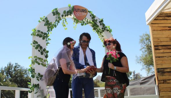 GALERÍA // Elvis, el maestro de ceremonias de la Catedral del Rock en Lollapalooza Chile 2018