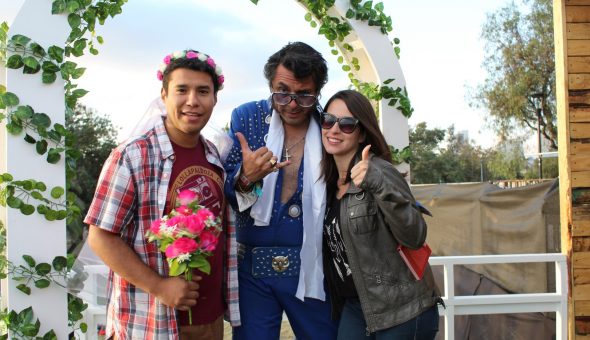 GALERÍA // Elvis, el maestro de ceremonias de la Catedral del Rock en Lollapalooza Chile 2018