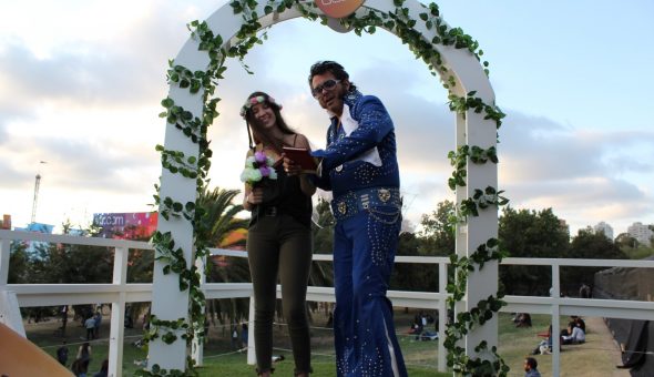 GALERÍA // Elvis, el maestro de ceremonias de la Catedral del Rock en Lollapalooza Chile 2018