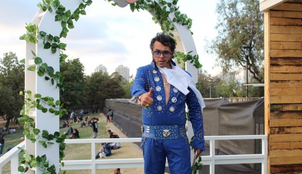 GALERÍA // Elvis, el maestro de ceremonias de la Catedral del Rock en Lollapalooza Chile 2018