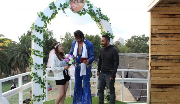 GALERÍA // Elvis, el maestro de ceremonias de la Catedral del Rock en Lollapalooza Chile 2018