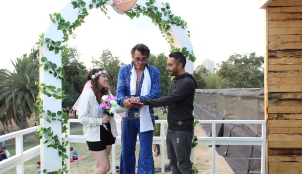 GALERÍA // Elvis, el maestro de ceremonias de la Catedral del Rock en Lollapalooza Chile 2018