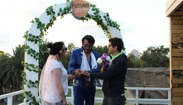 GALERÍA // Elvis, el maestro de ceremonias de la Catedral del Rock en Lollapalooza Chile 2018