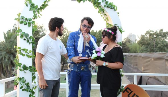 GALERÍA // Elvis, el maestro de ceremonias de la Catedral del Rock en Lollapalooza Chile 2018