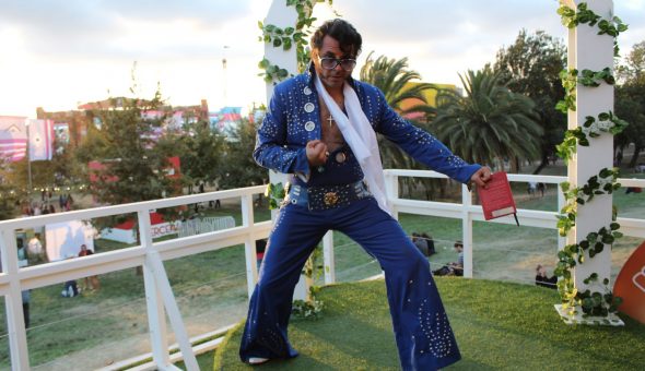GALERÍA // Elvis, el maestro de ceremonias de la Catedral del Rock en Lollapalooza Chile 2018