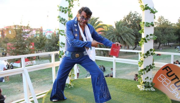 GALERÍA // Elvis, el maestro de ceremonias de la Catedral del Rock en Lollapalooza Chile 2018