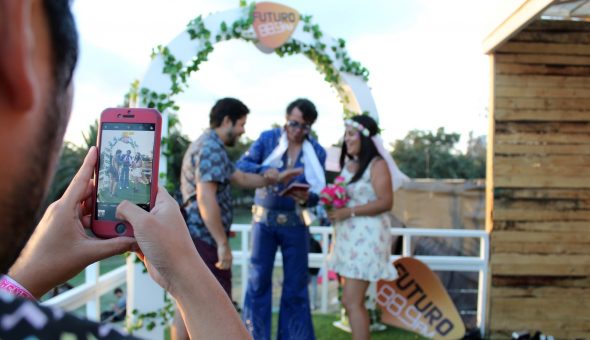 GALERÍA // Elvis, el maestro de ceremonias de la Catedral del Rock en Lollapalooza Chile 2018