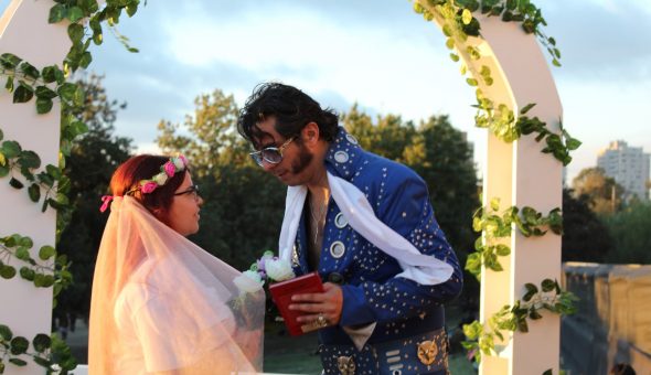 GALERÍA // Elvis, el maestro de ceremonias de la Catedral del Rock en Lollapalooza Chile 2018