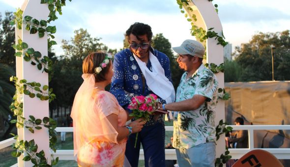 GALERÍA // Elvis, el maestro de ceremonias de la Catedral del Rock en Lollapalooza Chile 2018