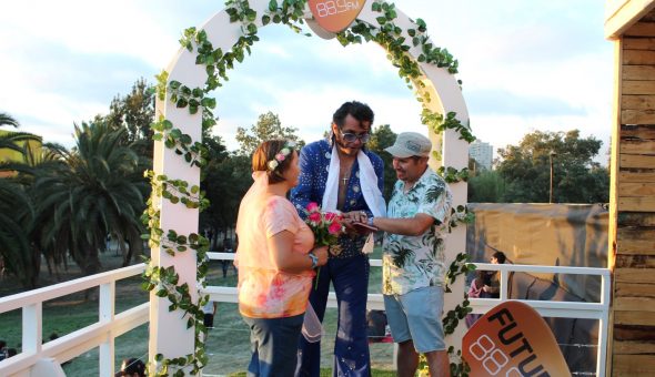 GALERÍA // Elvis, el maestro de ceremonias de la Catedral del Rock en Lollapalooza Chile 2018