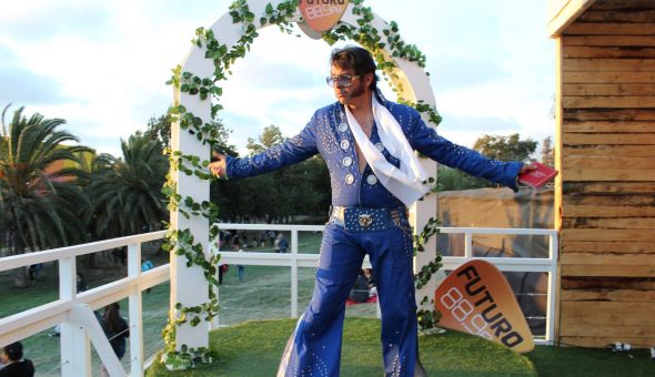 GALERÍA // Elvis, el maestro de ceremonias de la Catedral del Rock en Lollapalooza Chile 2018