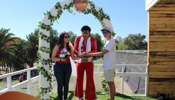 GALERÍA // Elvis, el maestro de ceremonias de la Catedral del Rock en Lollapalooza Chile 2018