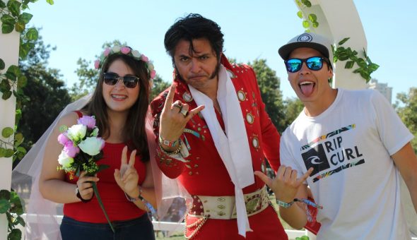 GALERÍA // Elvis, el maestro de ceremonias de la Catedral del Rock en Lollapalooza Chile 2018