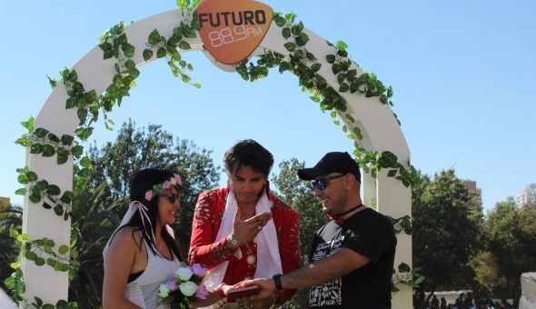 GALERÍA // Elvis, el maestro de ceremonias de la Catedral del Rock en Lollapalooza Chile 2018