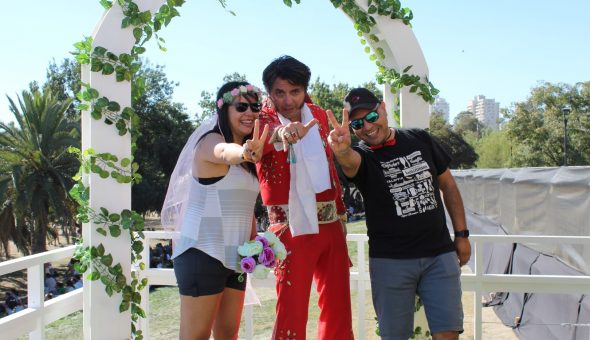 GALERÍA // Elvis, el maestro de ceremonias de la Catedral del Rock en Lollapalooza Chile 2018