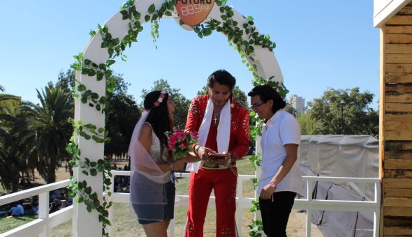 GALERÍA // Elvis, el maestro de ceremonias de la Catedral del Rock en Lollapalooza Chile 2018