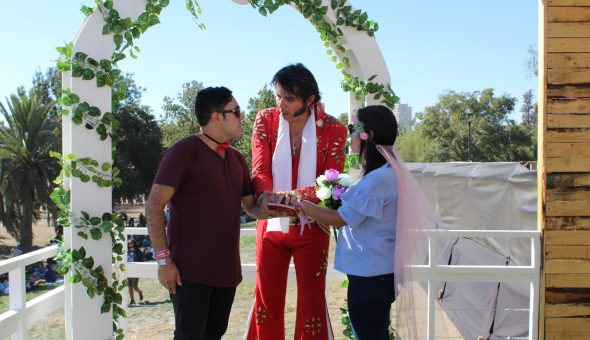 GALERÍA // Elvis, el maestro de ceremonias de la Catedral del Rock en Lollapalooza Chile 2018