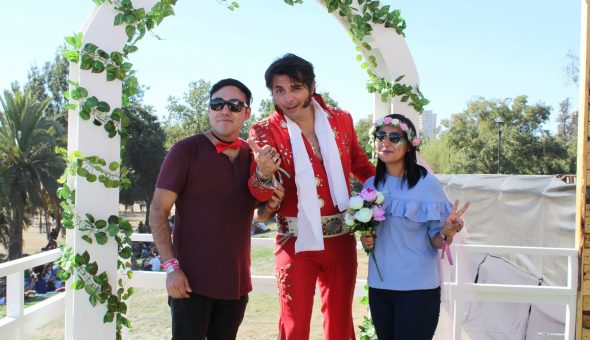 GALERÍA // Elvis, el maestro de ceremonias de la Catedral del Rock en Lollapalooza Chile 2018