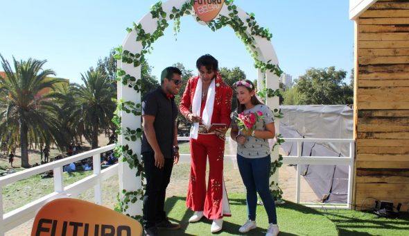GALERÍA // Elvis, el maestro de ceremonias de la Catedral del Rock en Lollapalooza Chile 2018